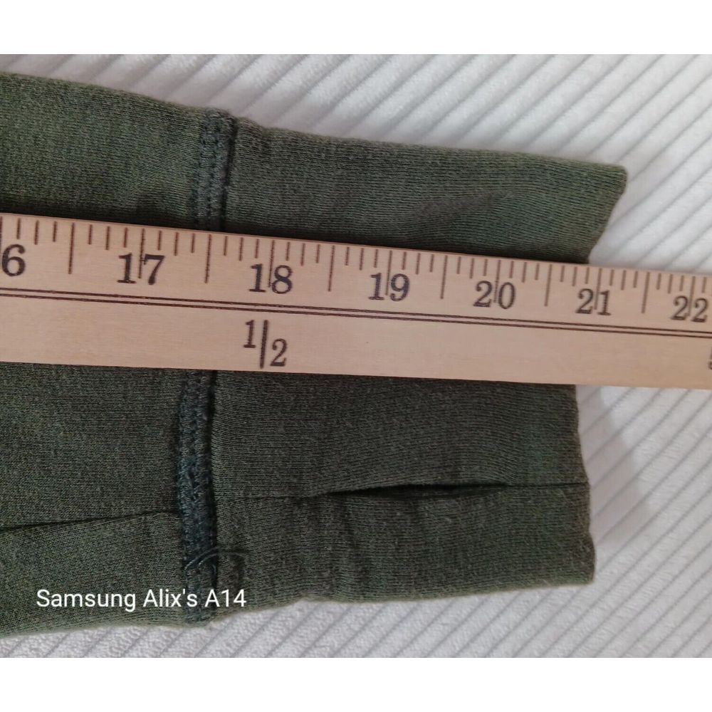 Offline By Aerie Women Medium Snow Day Sweatshirt Olive green Mock Neck Pullover - Picture 6 of 7